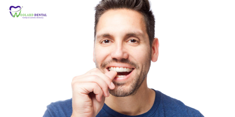 man with clear braces fast braces invisalign smile dentist orthodontist valencia